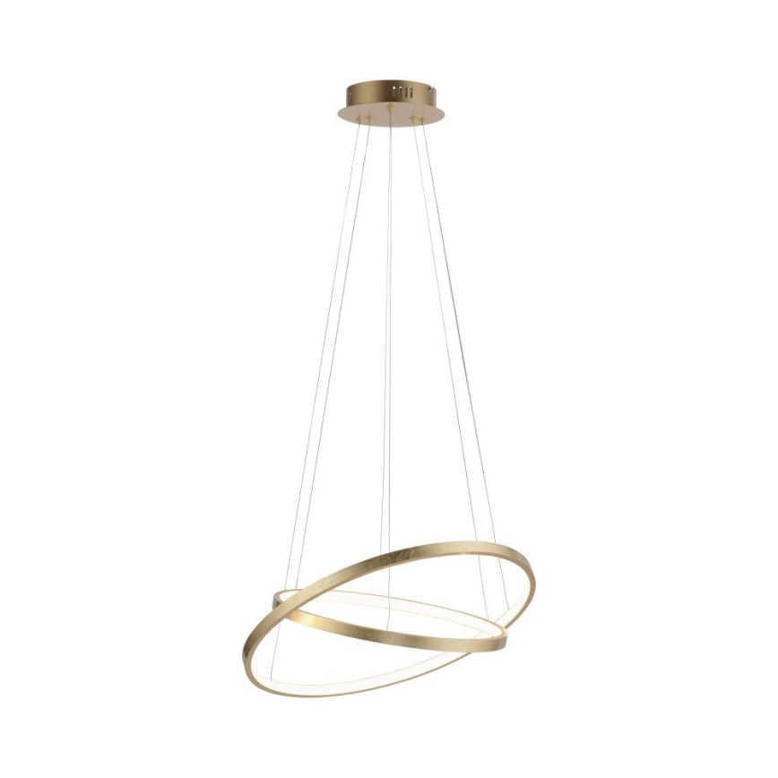 Leuchten Direkt 11525-12 - LED Ljuskrona med snöre CIRCLE 1xLED/18,5W/230V + LED/23,5W