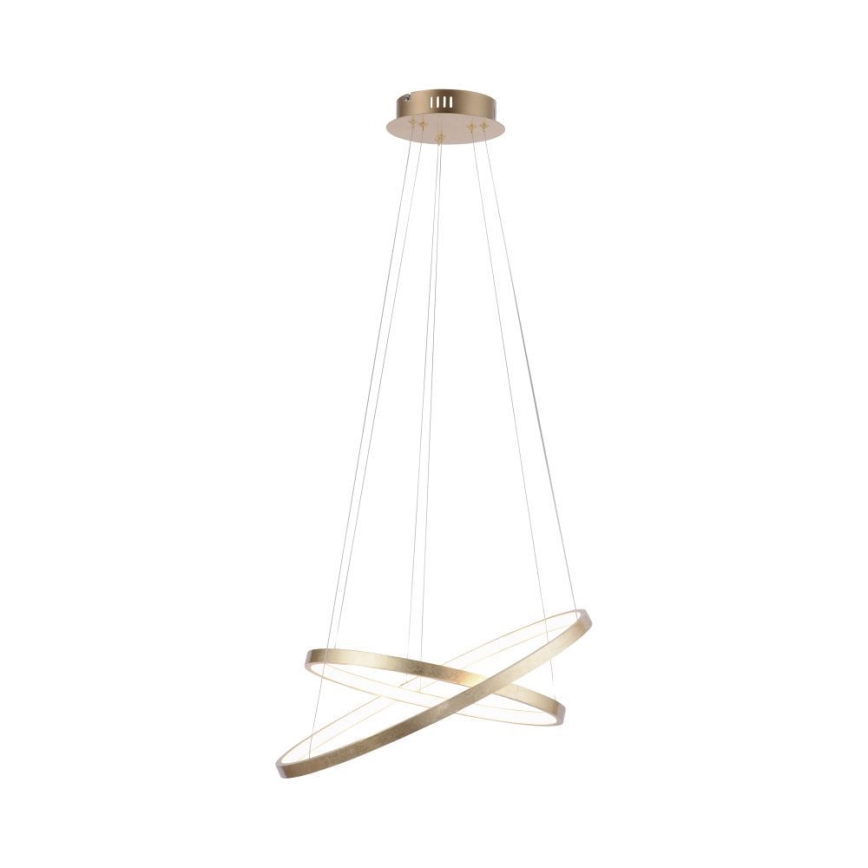 Leuchten Direkt 11525-12 - LED Ljuskrona med snöre CIRCLE 1xLED/18,5W/230V + LED/23,5W