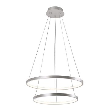 Leuchten Direkt 11525-21 - LED Ljuskrona med snöre CIRCLE 1xLED/15W/230V + LED/25W