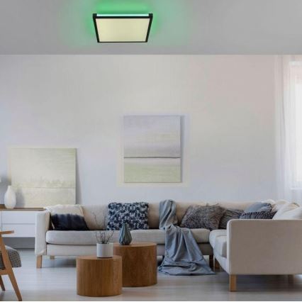 Leuchten Direkt 11621-18 - LEDRGB ljusreglerad taklampa  MARIO LED/24W/230V 2700-5000K + Fjärrkontroll
