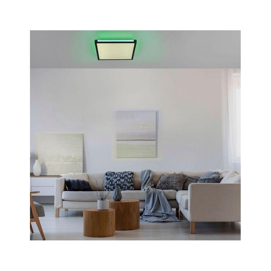 Leuchten Direkt 11621-18 - LEDRGB ljusreglerad taklampa  MARIO LED/24W/230V 2700-5000K + Fjärrkontroll
