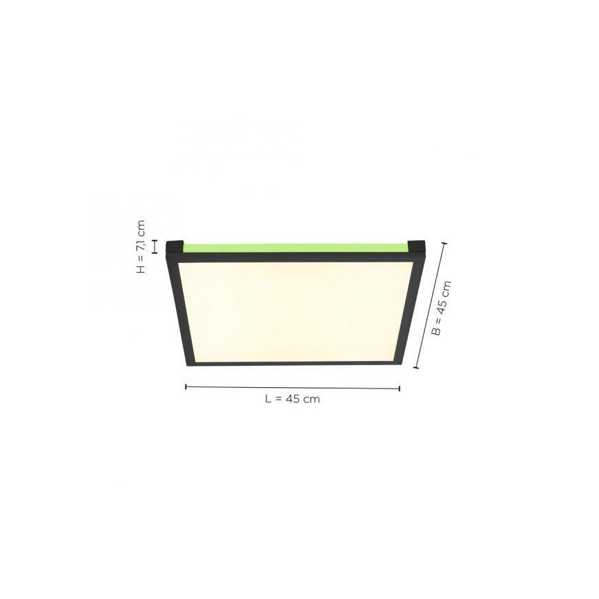 Leuchten Direkt 11621-18 - LEDRGB ljusreglerad taklampa  MARIO LED/24W/230V 2700-5000K + Fjärrkontroll