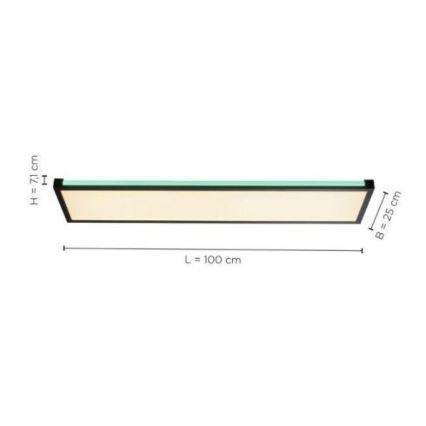 Leuchten Direkt 11622-18 - LEDRGB ljusreglerad taklampa  MARIO LED/29W/230V 2700-5000K + fjärrkontroll 