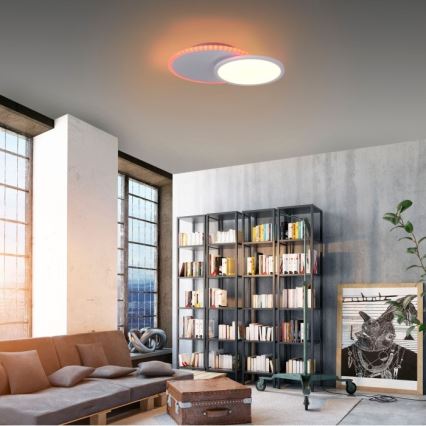 Leuchten Direkt 11662-16 - LED RGB dimbar taklampa ARENDA LED/21W/230V + fjärrkontroll