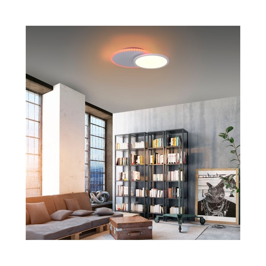 Leuchten Direkt 11662-16 - LED RGB dimbar taklampa ARENDA LED/21W/230V + fjärrkontroll