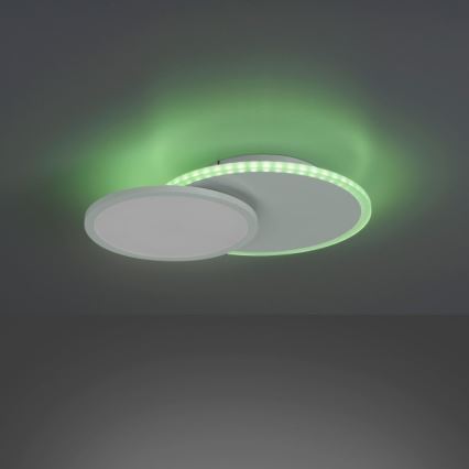 Leuchten Direkt 11662-16 - LED RGB dimbar taklampa ARENDA LED/21W/230V + fjärrkontroll
