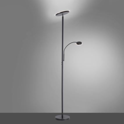 Leuchten Direkt 11709-18 - Dimbar LED-lampa HANS LED/22W/230V + LED/4W