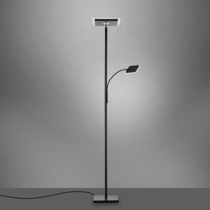 Leuchten Direkt 11710-18 - LED Ljusreglerad golvlampa HANS LED/21,5W/230V + LED/4W