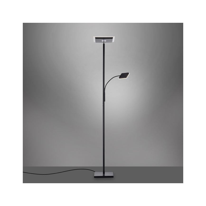 Leuchten Direkt 11710-18 - LED Ljusreglerad golvlampa HANS LED/21,5W/230V + LED/4W
