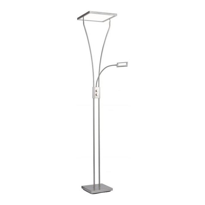 Leuchten Direkt 11722-55 - LED Ljusreglerad golvlampa MARIAN LED/25W/230V + LED/3,6W