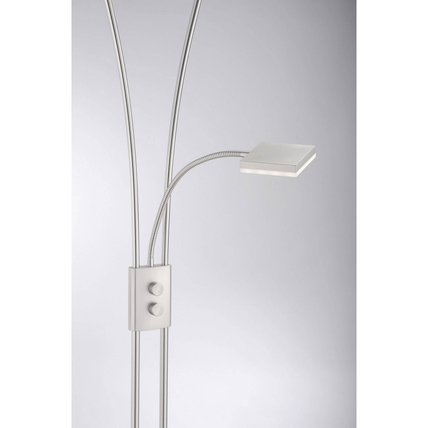 Leuchten Direkt 11776-55 - LED ljusreglerad golvlampa  HELIA LED/16,8W/230V + 2xLED/3,8W