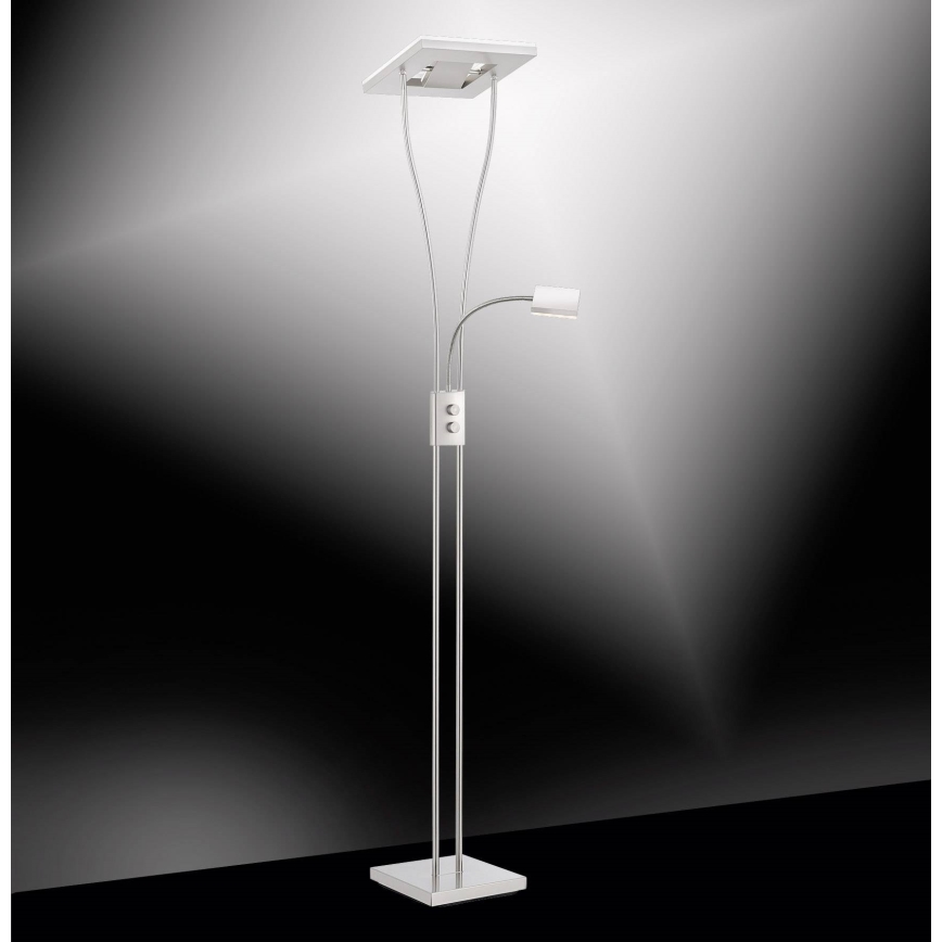 Leuchten Direkt 11776-55 - LED ljusreglerad golvlampa  HELIA LED/16,8W/230V + 2xLED/3,8W