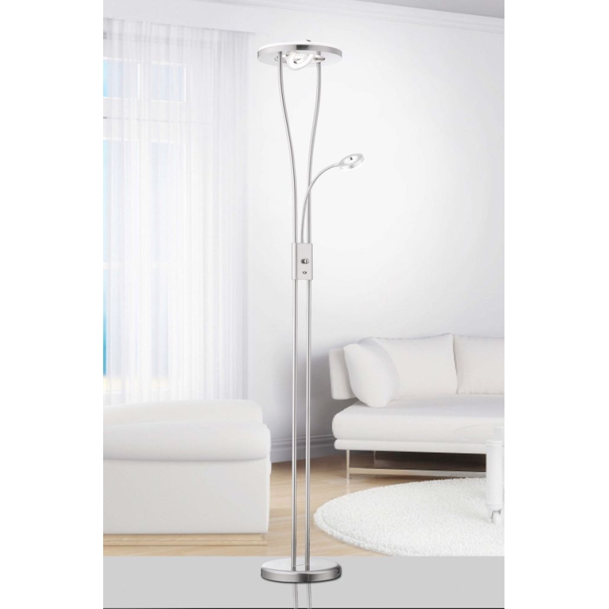 Leuchten Direkt 11778-55 - LED ljusreglerad golvlampa  HELIA LED/16,8W/230V + 2xLED/3,8W