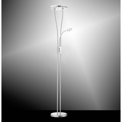 Leuchten Direkt 11778-55 - LED ljusreglerad golvlampa  HELIA LED/16,8W/230V + 2xLED/3,8W