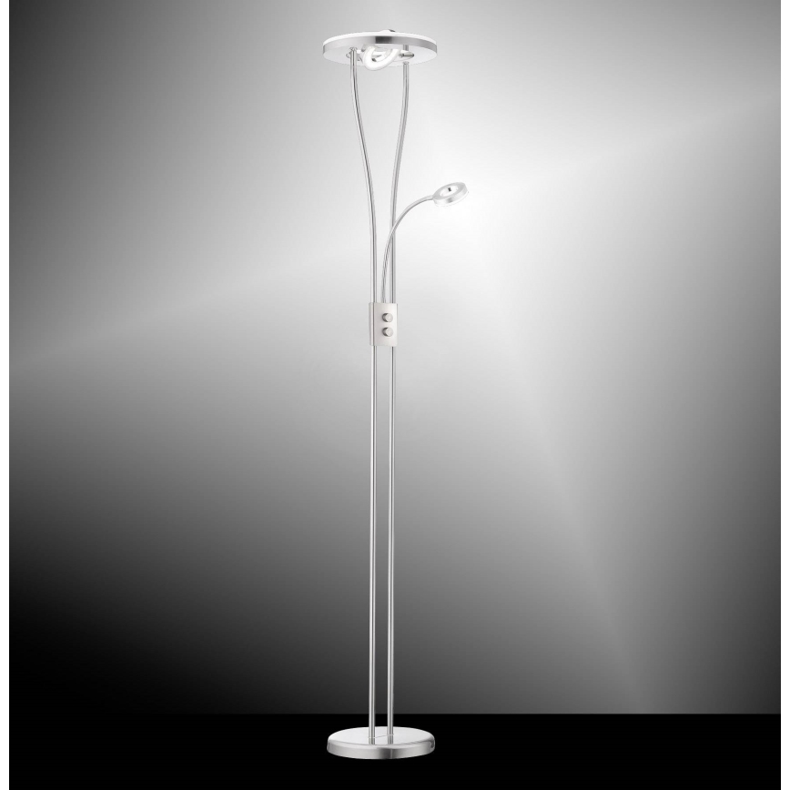 Leuchten Direkt 11778-55 - LED ljusreglerad golvlampa  HELIA LED/16,8W/230V + 2xLED/3,8W