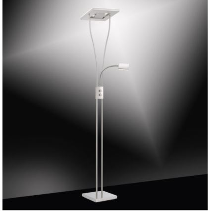 Leuchten Direkt 11780-55 - LED RGB Dimbar golvlampa HELIA LED/16W/230V + 2xLED/4W + fjärrkontroll