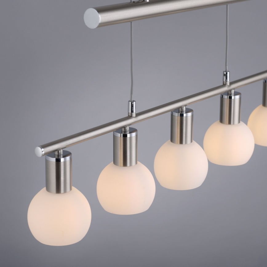 Leuchten Direkt 11939-55 - Ljusskrona med upphängningsrem  BENEDIKT 5xE14/40W/230V