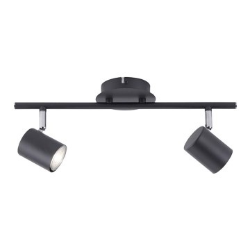 Leuchten Direkt 11942-13 - LED spotlight  TARIK 2xGU10/5W/230V antracit 