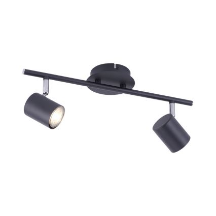 Leuchten Direkt 11942-13 - LED spotlight  TARIK 2xGU10/5W/230V antracit 