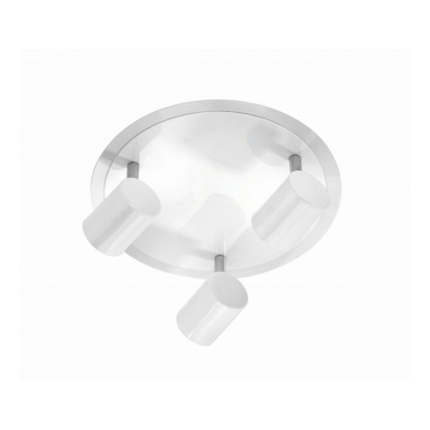 Leuchten Direkt 11943-16 - LED spotlight  TARIK 3xGU10/5W/230V vit 