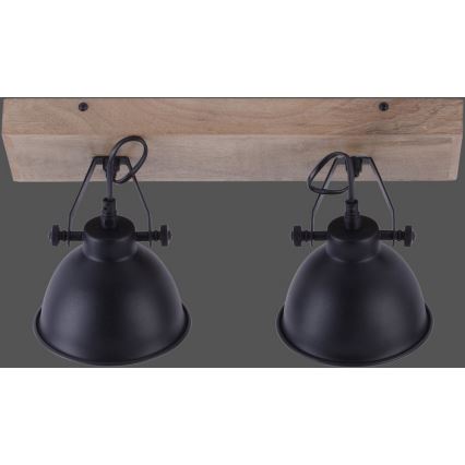 Leuchten Direkt 11982-18 - Spotlight SAMIA 2xE14/40W/230V svart