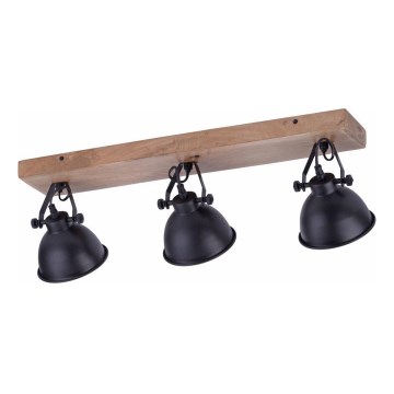 Leuchten Direkt 11983-18 - Spotlight SAMIA 3xE14/40W/230V svart