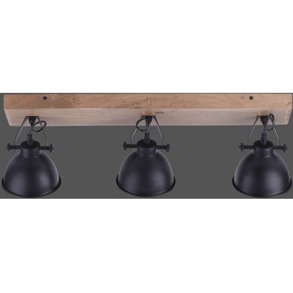 Leuchten Direkt 11983-18 - Spotlight SAMIA 3xE14/40W/230V svart