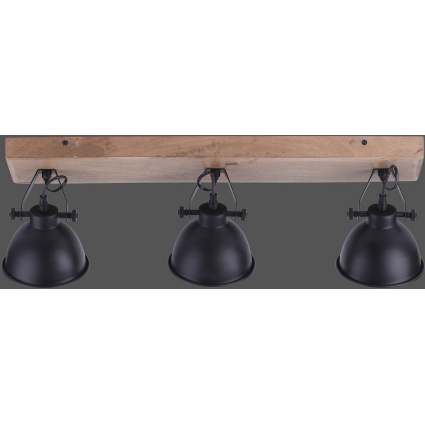 Leuchten Direkt 11983-18 - Spotlight SAMIA 3xE14/40W/230V svart