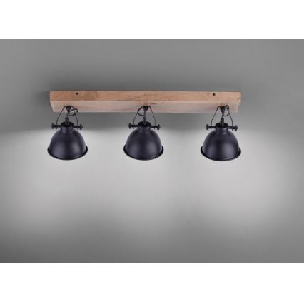 Leuchten Direkt 11983-18 - Spotlight SAMIA 3xE14/40W/230V svart