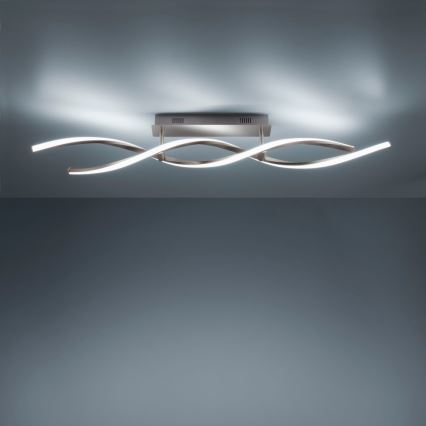 Leuchten Direkt 11993-55 - LED RGB ljusreglerad fastsatt Ljuskrona  SWING 2xLED/8,5W/230V 2700-5000K + fjärrkontroll 