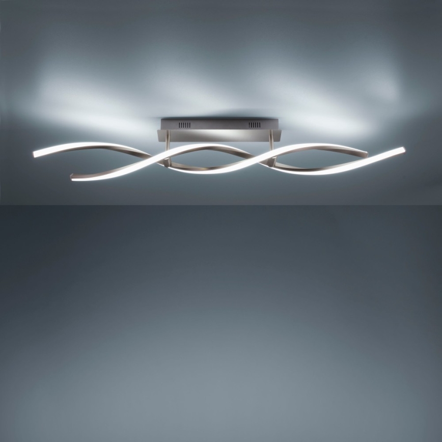 Leuchten Direkt 11993-55 - LED RGB ljusreglerad fastsatt Ljuskrona  SWING 2xLED/8,5W/230V 2700-5000K + fjärrkontroll 