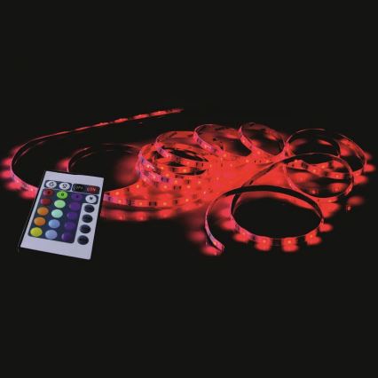 Leuchten Direkt 1210-70-BH - LED RGB ljusreglerad  ljusslinga TEANIA 3m 16,2W/12/230V + fjärrkontroll