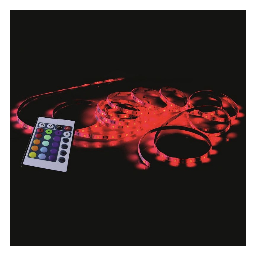 Leuchten Direkt 1210-70-BH - LED RGB ljusreglerad  ljusslinga TEANIA 3m 16,2W/12/230V + fjärrkontroll