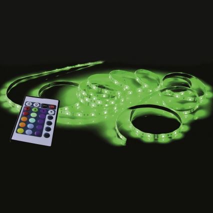 Leuchten Direkt 1210-70-BH - LED RGB ljusreglerad  ljusslinga TEANIA 3m 16,2W/12/230V + fjärrkontroll