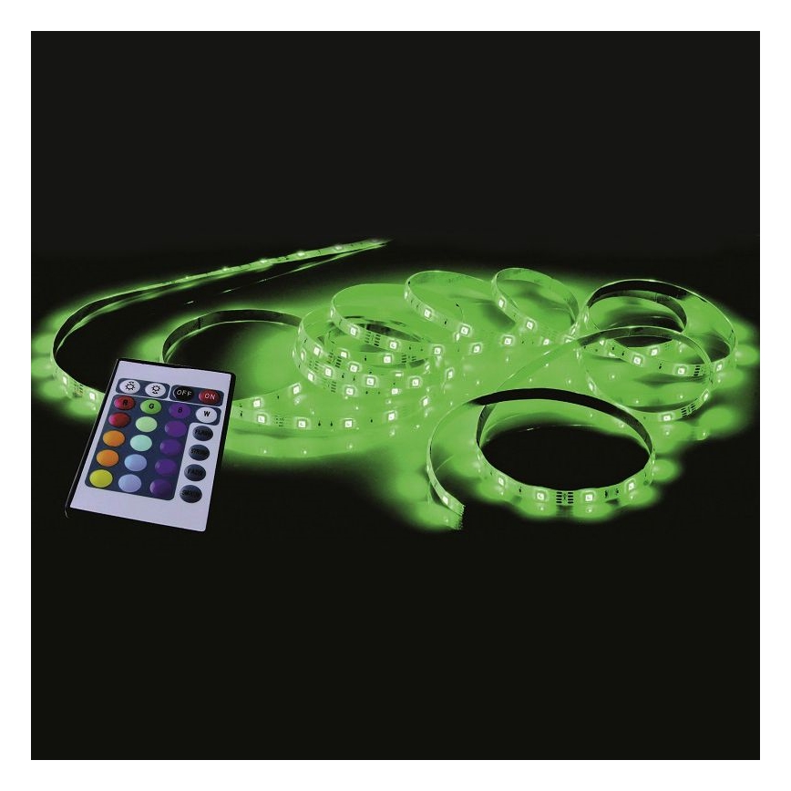 Leuchten Direkt 1210-70-BH - LED RGB ljusreglerad  ljusslinga TEANIA 3m 16,2W/12/230V + fjärrkontroll