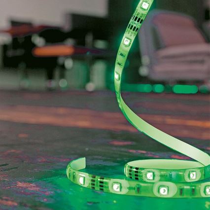 Leuchten Direkt 1210-70-BH - LED RGB ljusreglerad  ljusslinga TEANIA 3m 16,2W/12/230V + fjärrkontroll