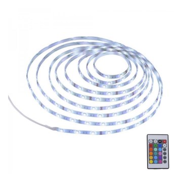 Leuchten Direkt 1210-70-BH - LED RGB ljusreglerad  ljusslinga TEANIA 3m 16,2W/12/230V + fjärrkontroll