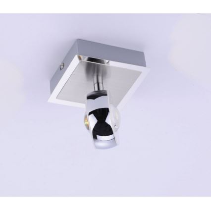 Leuchten Direkt 12471-55 -LED RGBW ljusreglerad vägg spotlight  OPTI LED/6W/230V 2700-5000K + fjärrkontroll