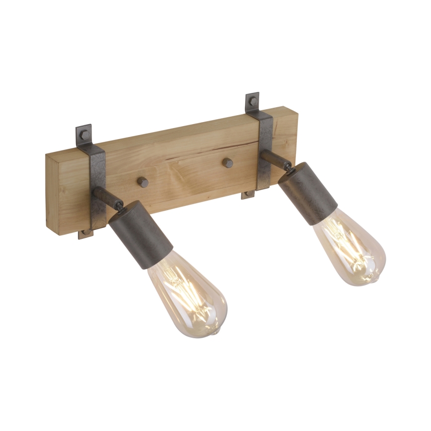 Leuchten Direkt 13472-79 - Väggspotlight SLAT 2xE27/40W/230V