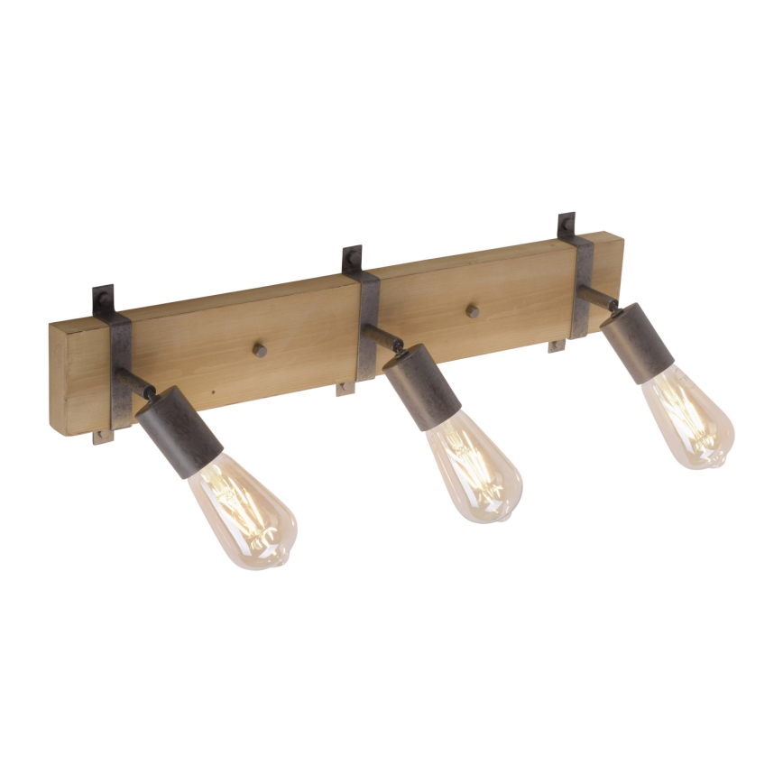 Leuchten Direkt 13473-79 - Väggspotlight SLAT 3xE27/40W/230V