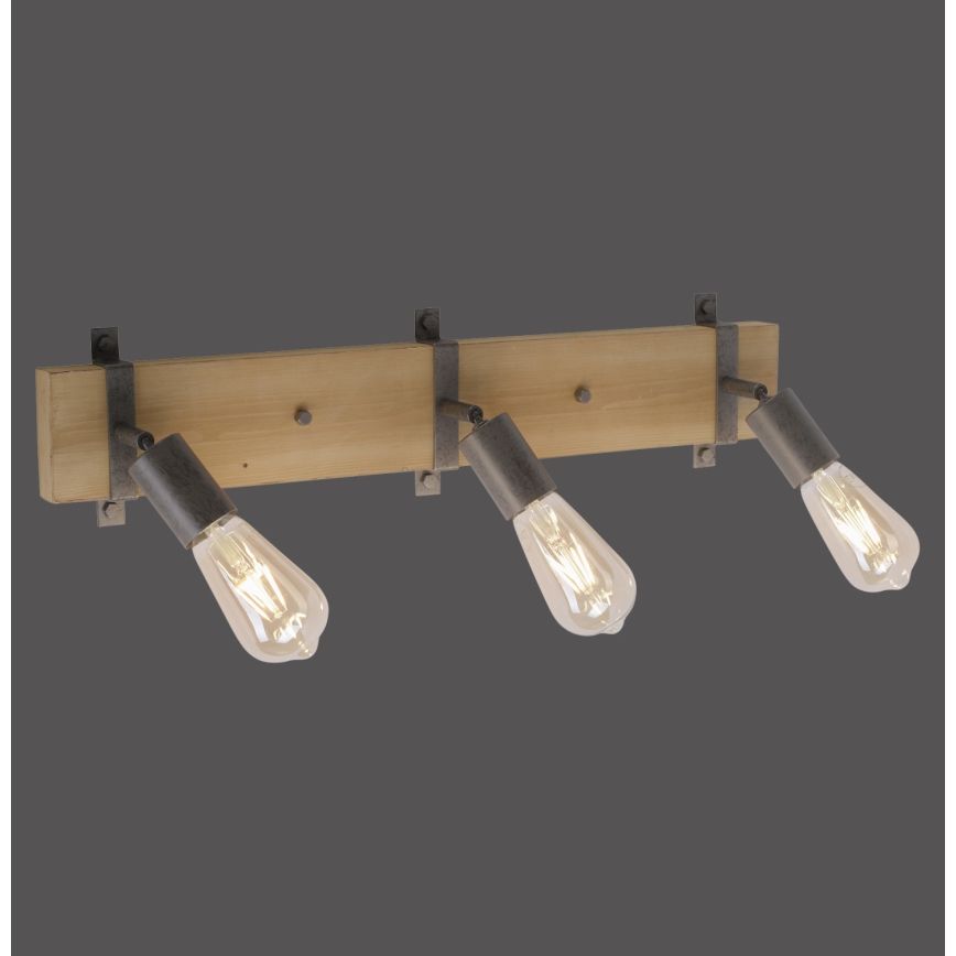 Leuchten Direkt 13473-79 - Väggspotlight SLAT 3xE27/40W/230V