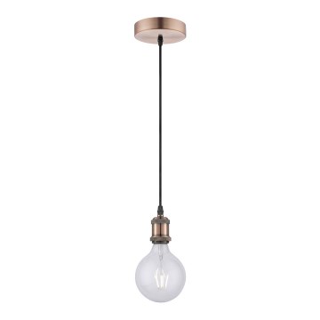 Leuchten Direkt 13570-20 - Ljusskrona med upphängningsrem  DIY 1xE27/60W/230V koppar