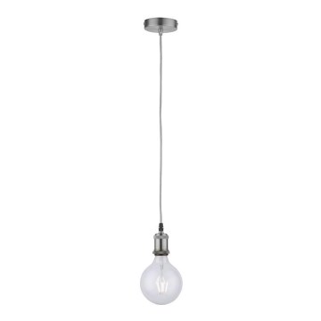 Leuchten Direkt 13570-55 - Ljusskrona med upphängningsrem  DIY 1xE27/60W/230V matt krom