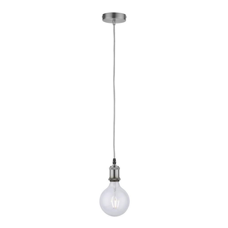 Leuchten Direkt 13570-55 - Ljusskrona med upphängningsrem  DIY 1xE27/60W/230V matt krom