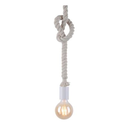 Leuchten Direkt 13572-16 - Ljusskrona med upphängningsrem  DIY 1xE27/10W/230V vit 