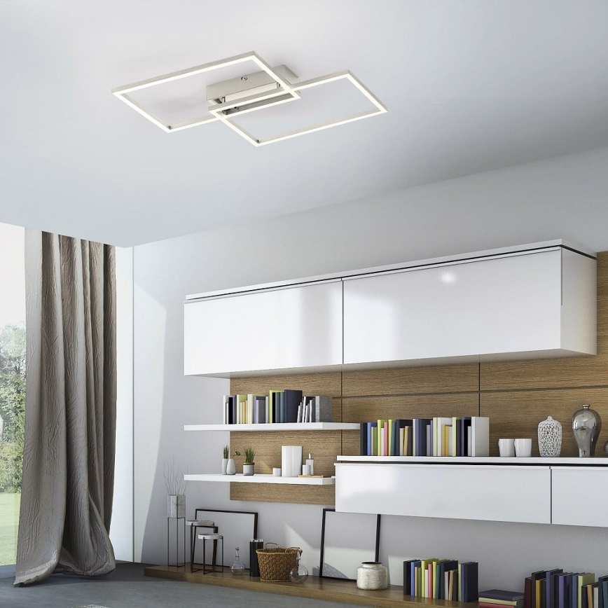 Leuchten Direkt 14018-55 - Dimbar LED-lampakrona IVEN 2xLED/15W/230V