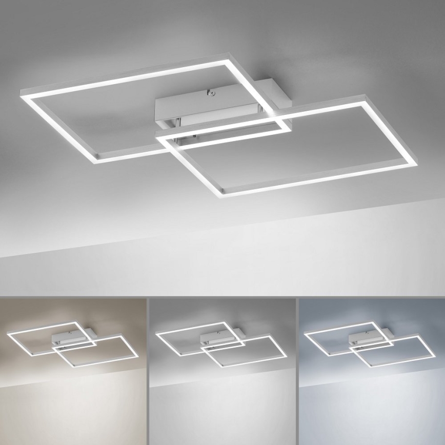 Leuchten Direkt 14018-55 - Dimbar LED-lampakrona IVEN 2xLED/15W/230V