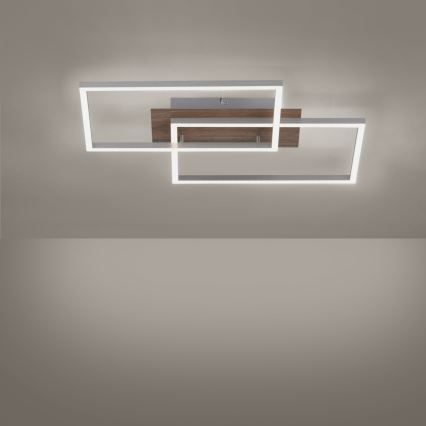 Leuchten Direkt 14018-78 - LED Dimbar taklampa IVEN 2xLED/15W/230V ek + fjärrkontroll