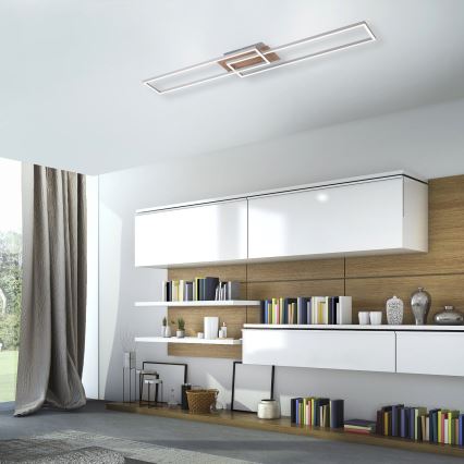 Leuchten Direkt 14019-78 - LED Dimbar belysning IVEN 2xLED/20W/230V + Fjärrstyrd