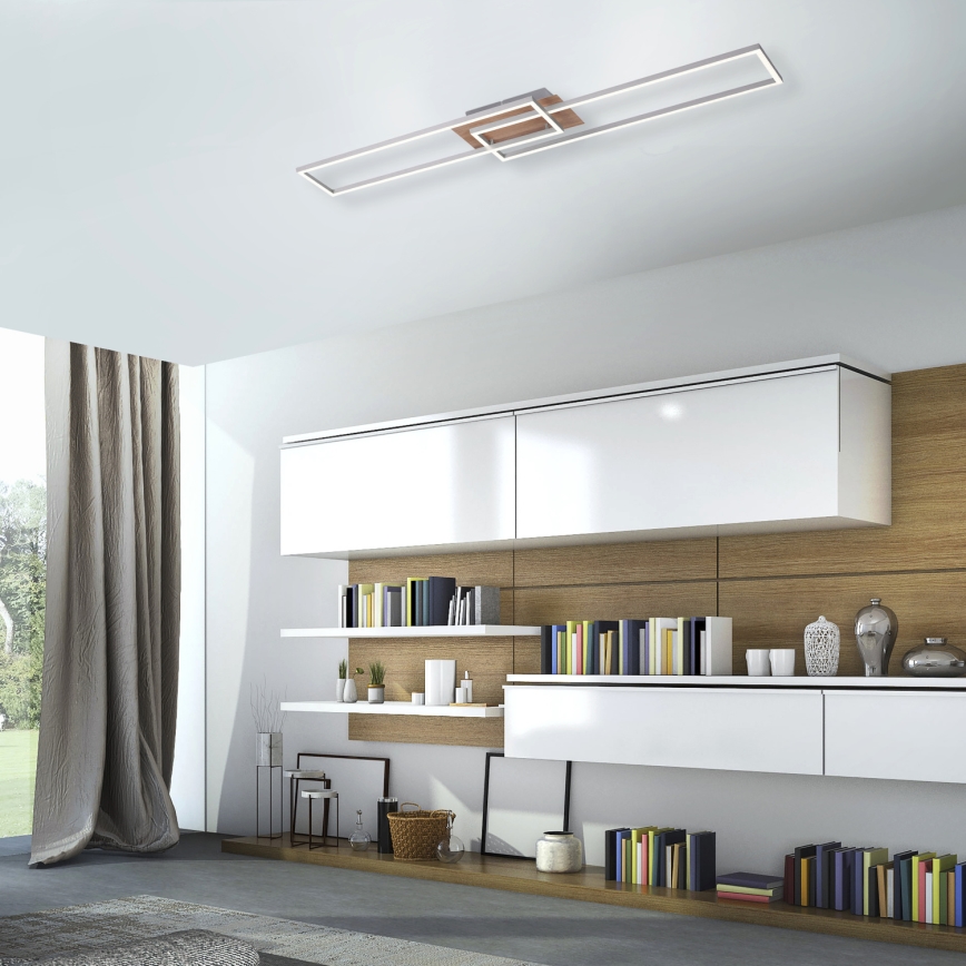 Leuchten Direkt 14019-78 - LED Dimbar belysning IVEN 2xLED/20W/230V + Fjärrstyrd